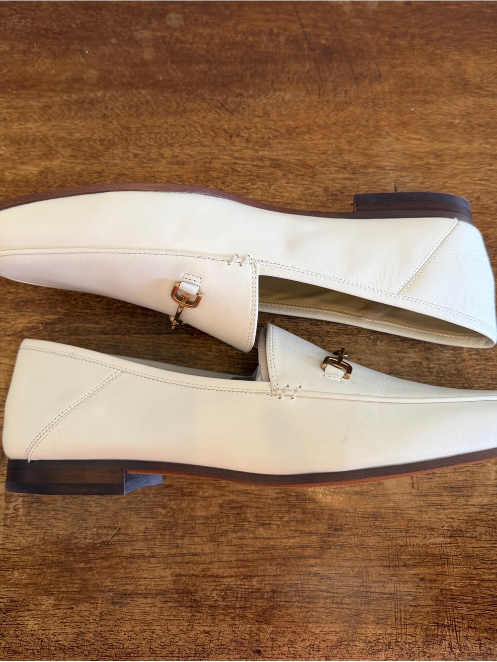 🌻NEW NWOT Sam Edelman Bright White "Loraine" Loafer Women's Size 11 - Picture 6 of 9